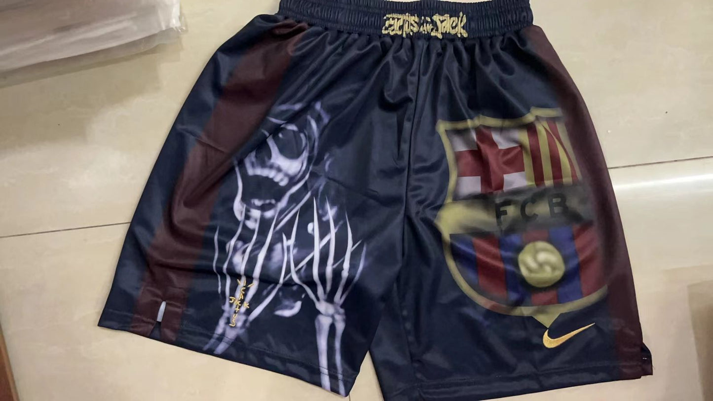 Short Retro Travis X Barcelona