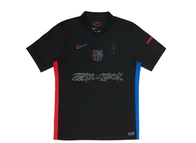 Jersey Visitante V2 Barcelona x Travis