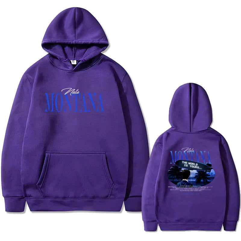 Hoodie Nata Montana The World Is Yours