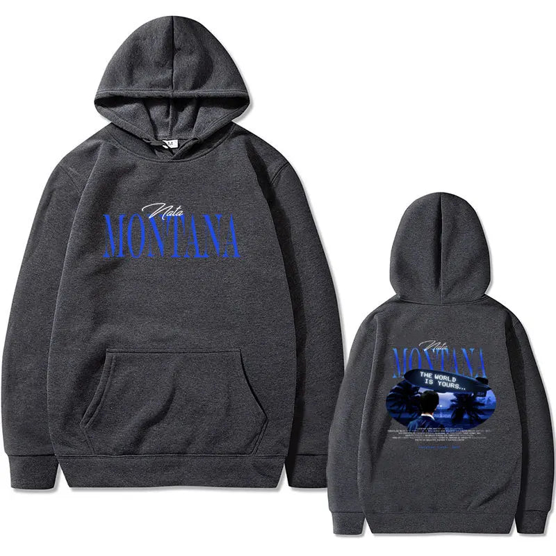 Hoodie Nata Montana The World Is Yours