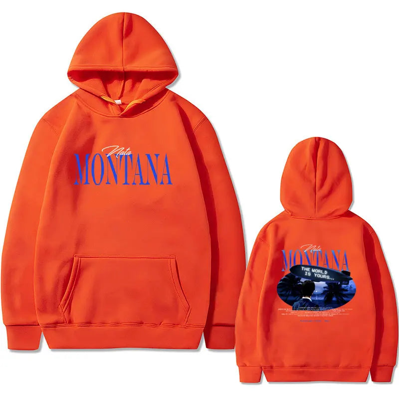 Hoodie Nata Montana The World Is Yours