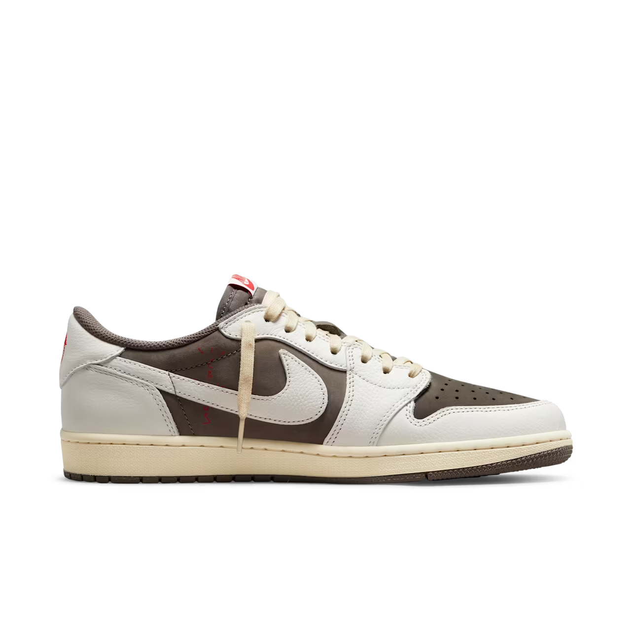 Air Jordan 1 Low X Travis Scott Sail and Ridgerock