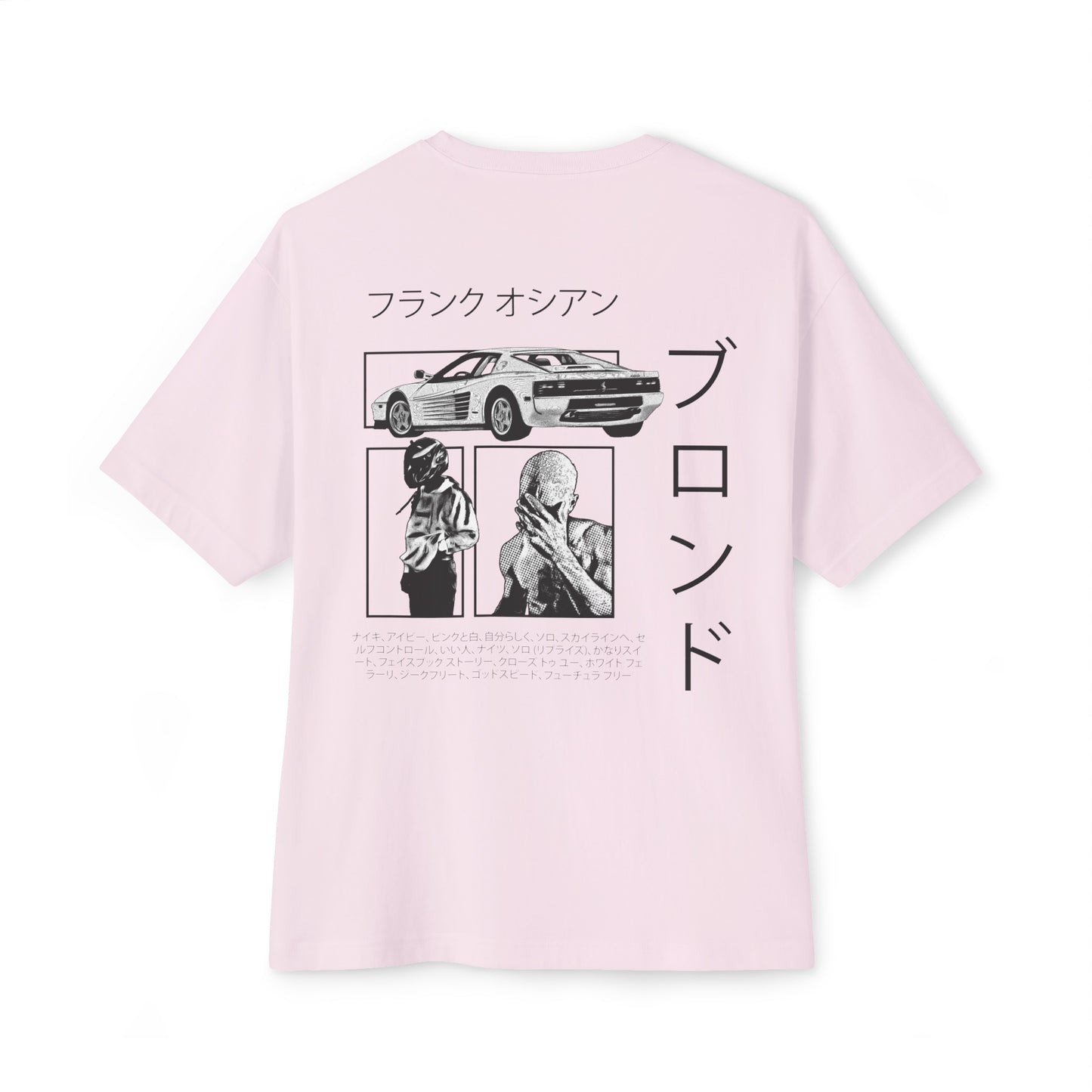 Frank Ocean Blond Oversize Shirt Black and White
