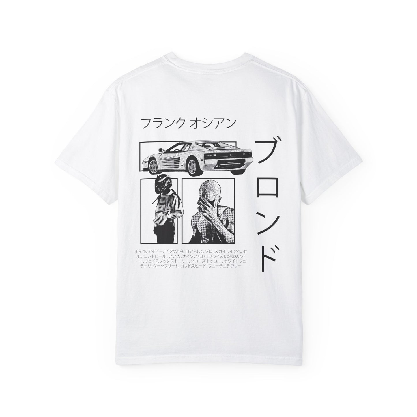 Camisa Frank Ocean Blond Black And White
