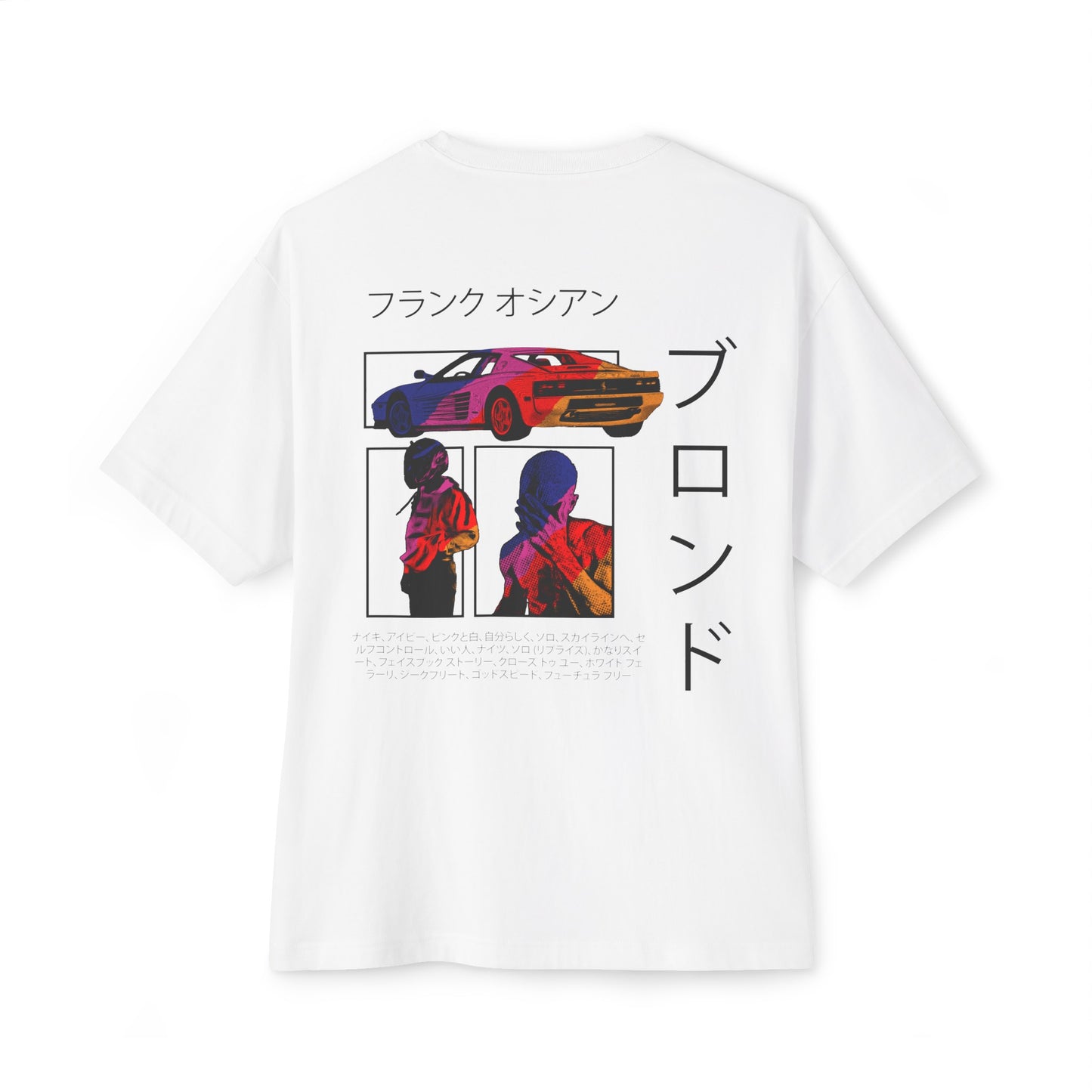 Frank Ocean Blond Camisa Oversize a Color