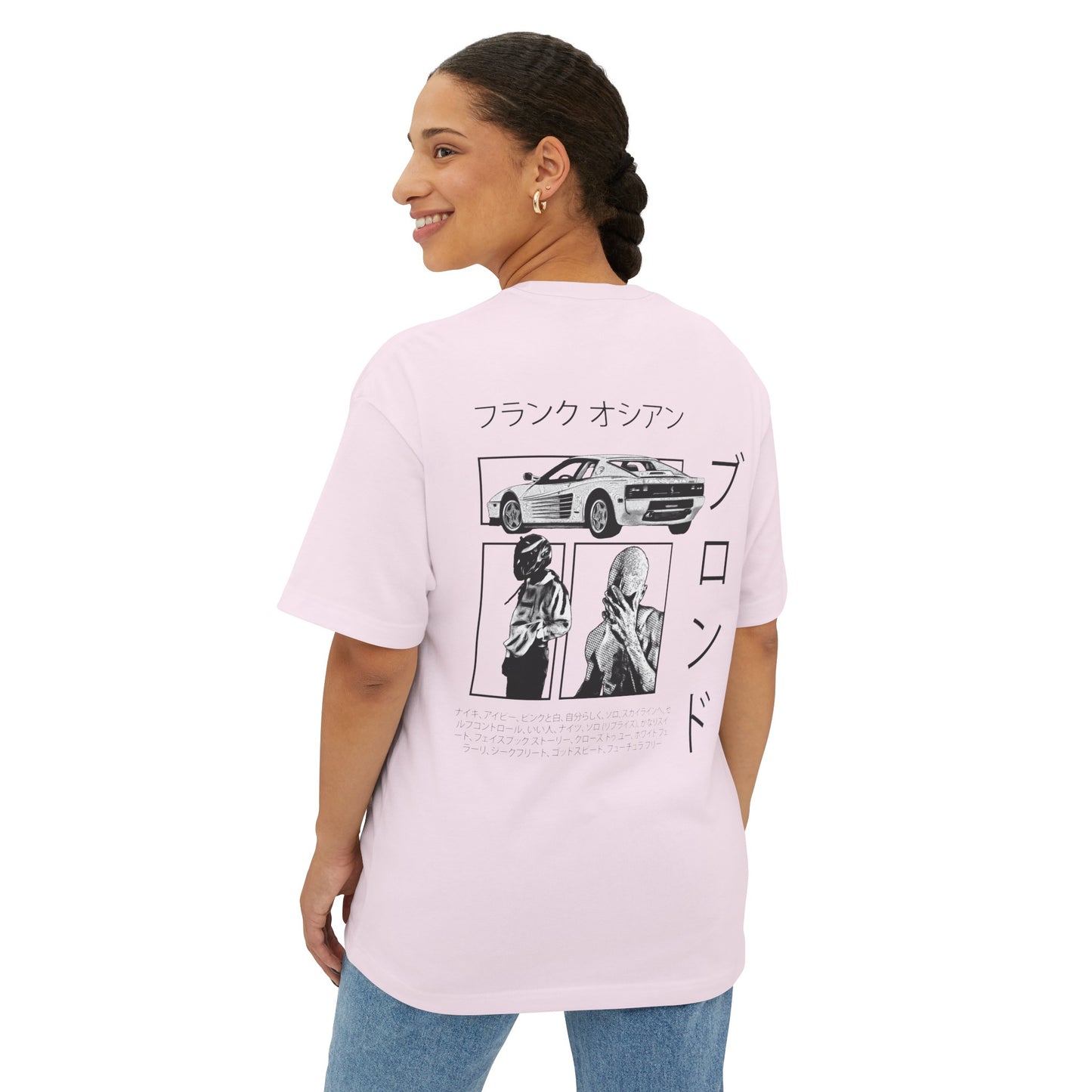 Frank Ocean Blond Oversize Shirt Black and White