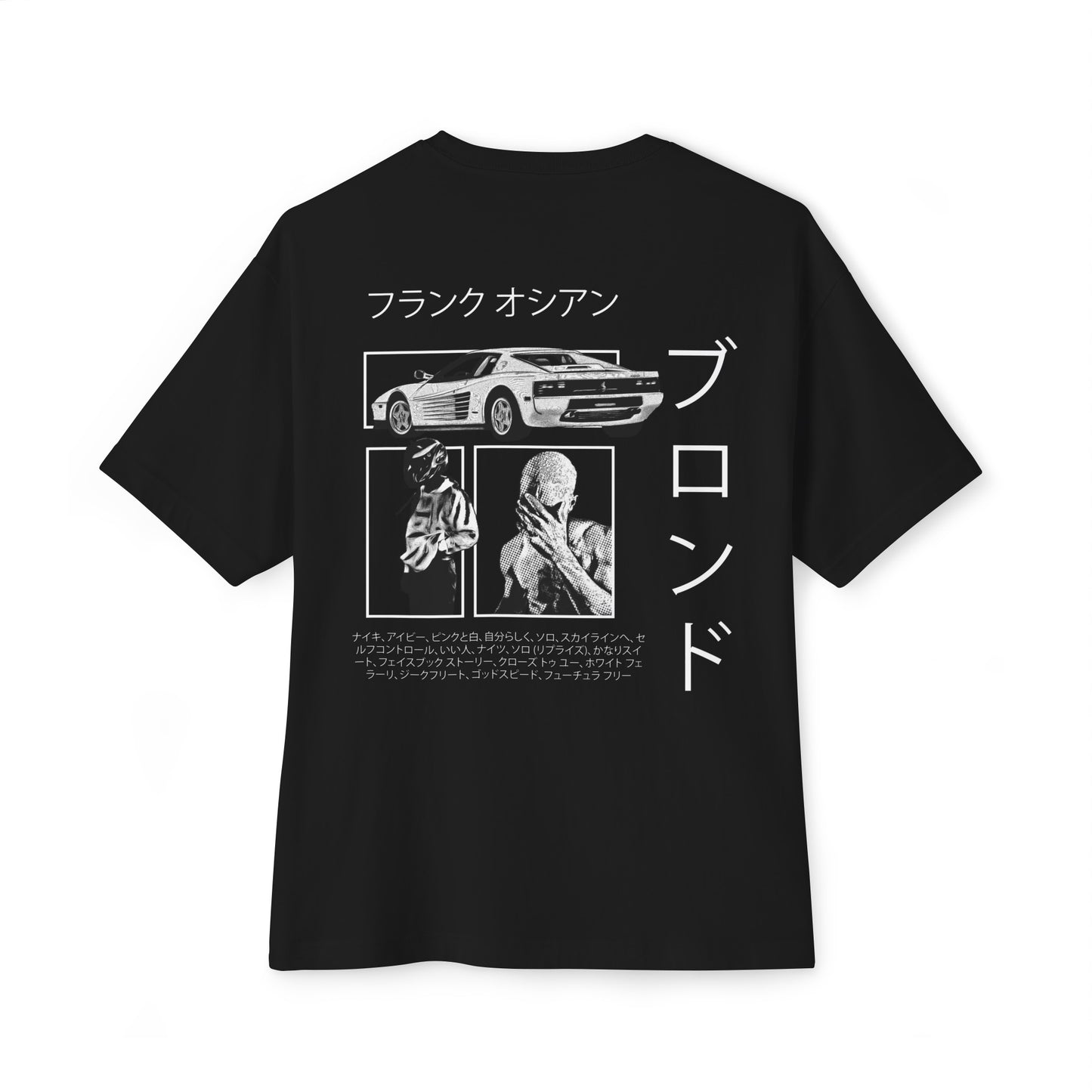Frank Ocean Blond Oversize Shirt Black and White