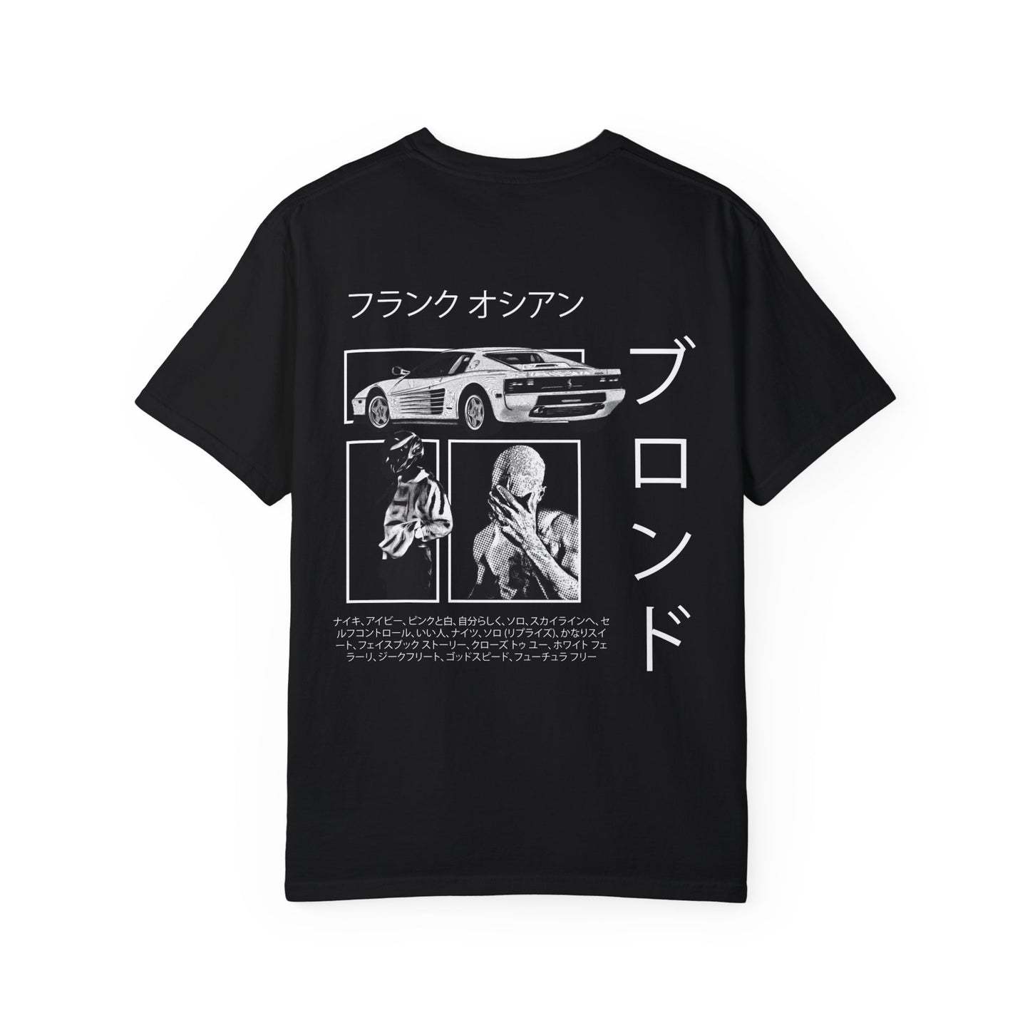 Camisa Frank Ocean Blond Black And White