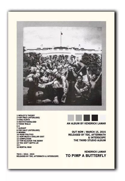 Kendrick Lamar frames 47x32 cm