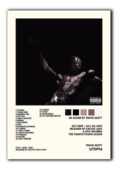 Travis Scott Frames 47x32 cm