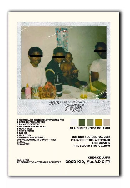 Kendrick Lamar frames 47x32 cm