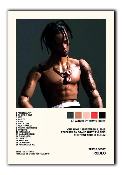 Travis Scott Frames 47x32 cm