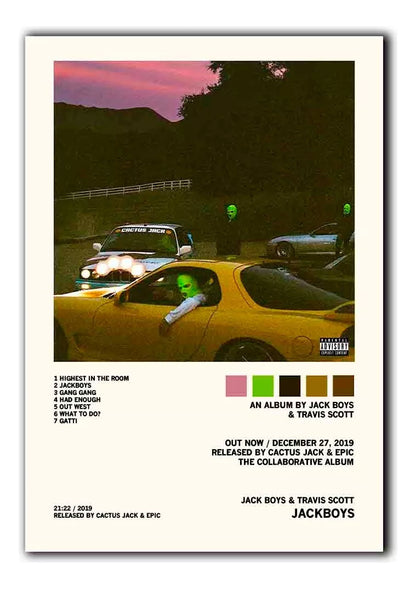 Travis Scott Frames 47x32 cm