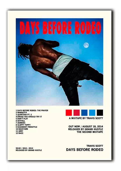 Travis Scott Frames 47x32 cm