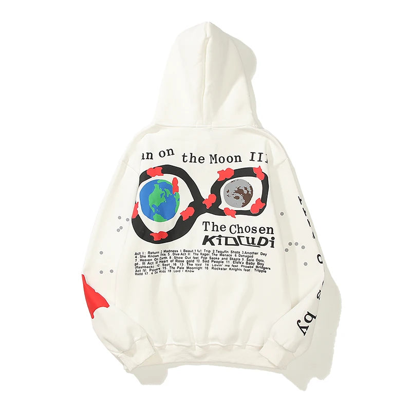Kid cudi man on the moon hoodie hotsell