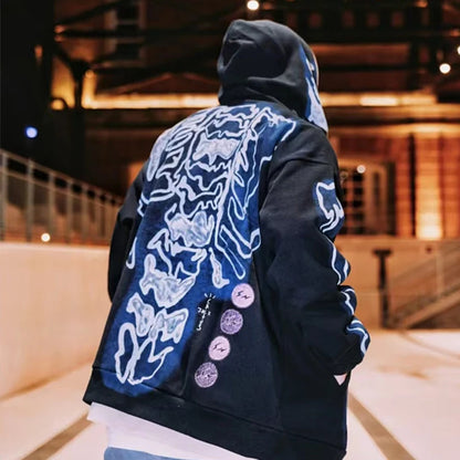 Hoodie Cactus Jack Cardigan Skull