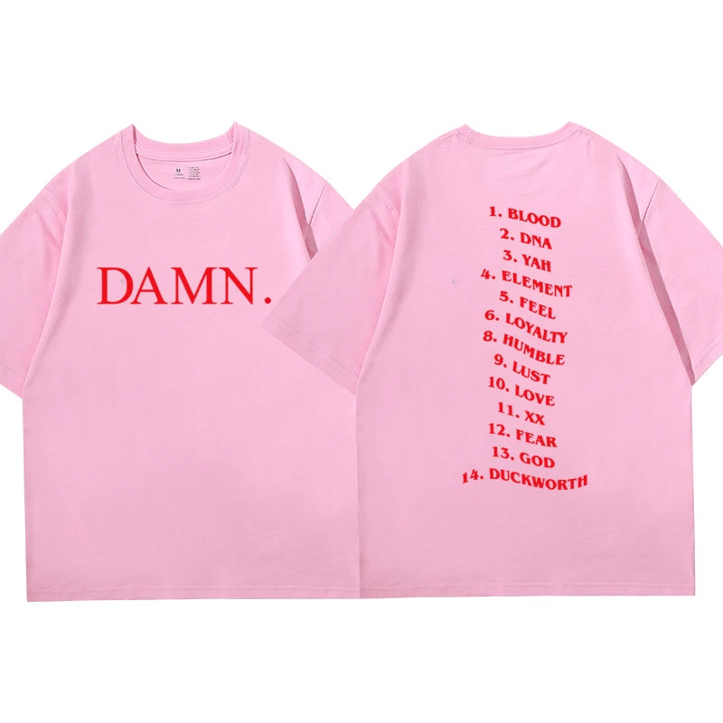 Camisa Kendrick Lamar Damn Tracklist