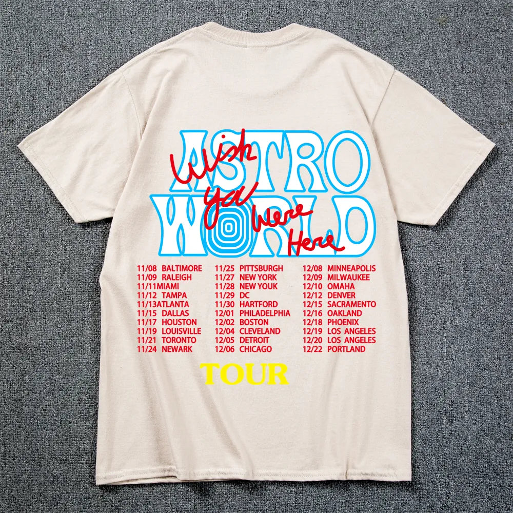 Camisa AstroWorld Tour Wish You Were Here