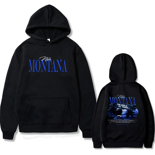 Hoodie Nata Montana The World Is Yours