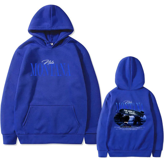 Hoodie Nata Montana The World Is Yours