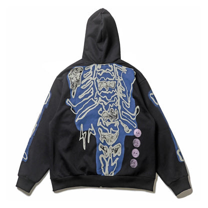 Hoodie Cactus Jack Cardigan Skull