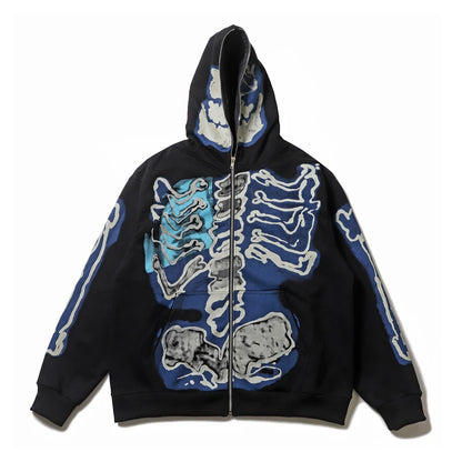 Hoodie Cactus Jack Cardigan Skull